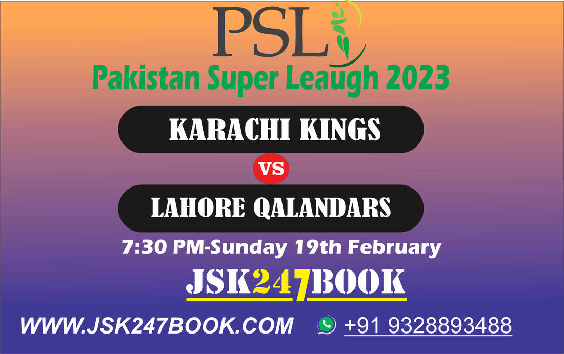 Cricket Betting Tips And Match Prediction For Karachi Kings vs Lahore Qalandars 8th Match Tips With Online Betting Tips Cbtf Cricket-Free Cricket Tips-Match Tips-Jsk Tips