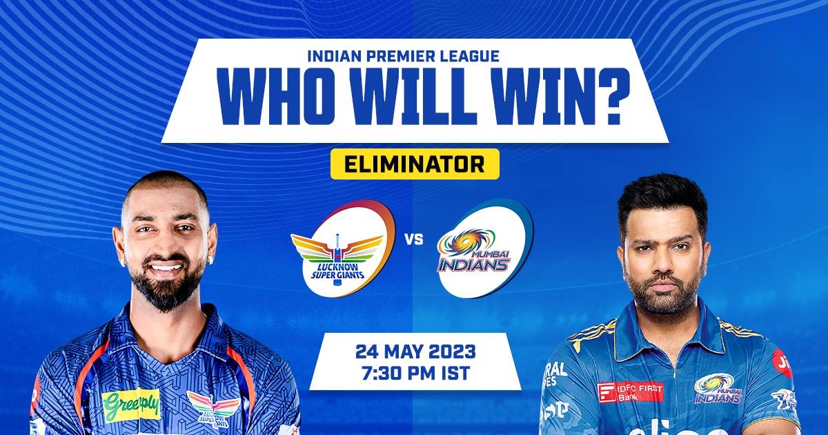 Cricket Betting Tips And Match Prediction For GLucknow Super Giants vs Mumbai Indians Eliminator Tips With Online Betting Tips Cbtf Cricket-Free Cricket Tips-Match Tips-Jsk Tips