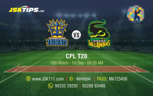 Cricket Betting Tips And Match Prediction For Barbados Royals vs Jamaica Tallawahs 10th Match Tips With Online Betting Tips Cbtf Cricket-Free Cricket Tips-Match Tips-Jsk Tips