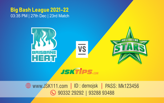 Cricket Betting Tips And Match Prediction For Brisbane Heat vs Melbourne Stars 23rd Match Online Betting Tips Cbtf Cricket-Free Cricket Tips-Match Tips-Jsk Tips