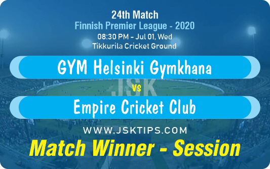 Helsinki Cricket Club vs Empire Cricket Club 24th Match Prediction Betting Tips