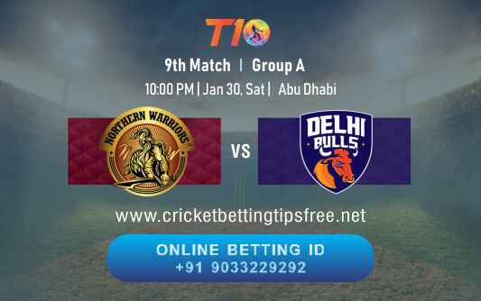 Cricket Betting Tips And Match Prediction For Northern Warriors vs Delhi Bulls 9th Match Tips With Online Betting Tips Cbtf Cricket-Free Cricket Tips-Match Tips-Jsk Tips 