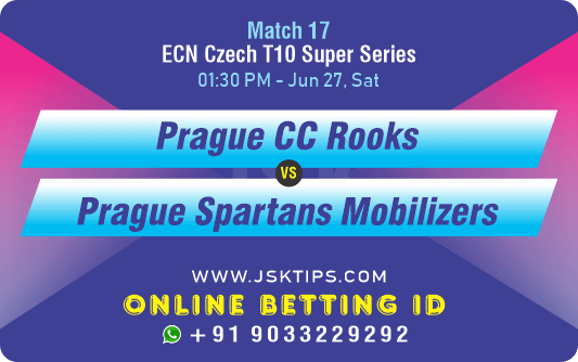 Prague CC Rooks vs Prague Spartans Mobilizers 17Th Match Prediction Betting Tips