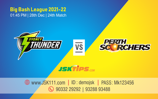 Cricket Betting Tips And Match Prediction For Sydney Thunder vs Perth Scorchers 24th Match Online Betting Tips Cbtf Cricket-Free Cricket Tips-Match Tips-Jsk Tips